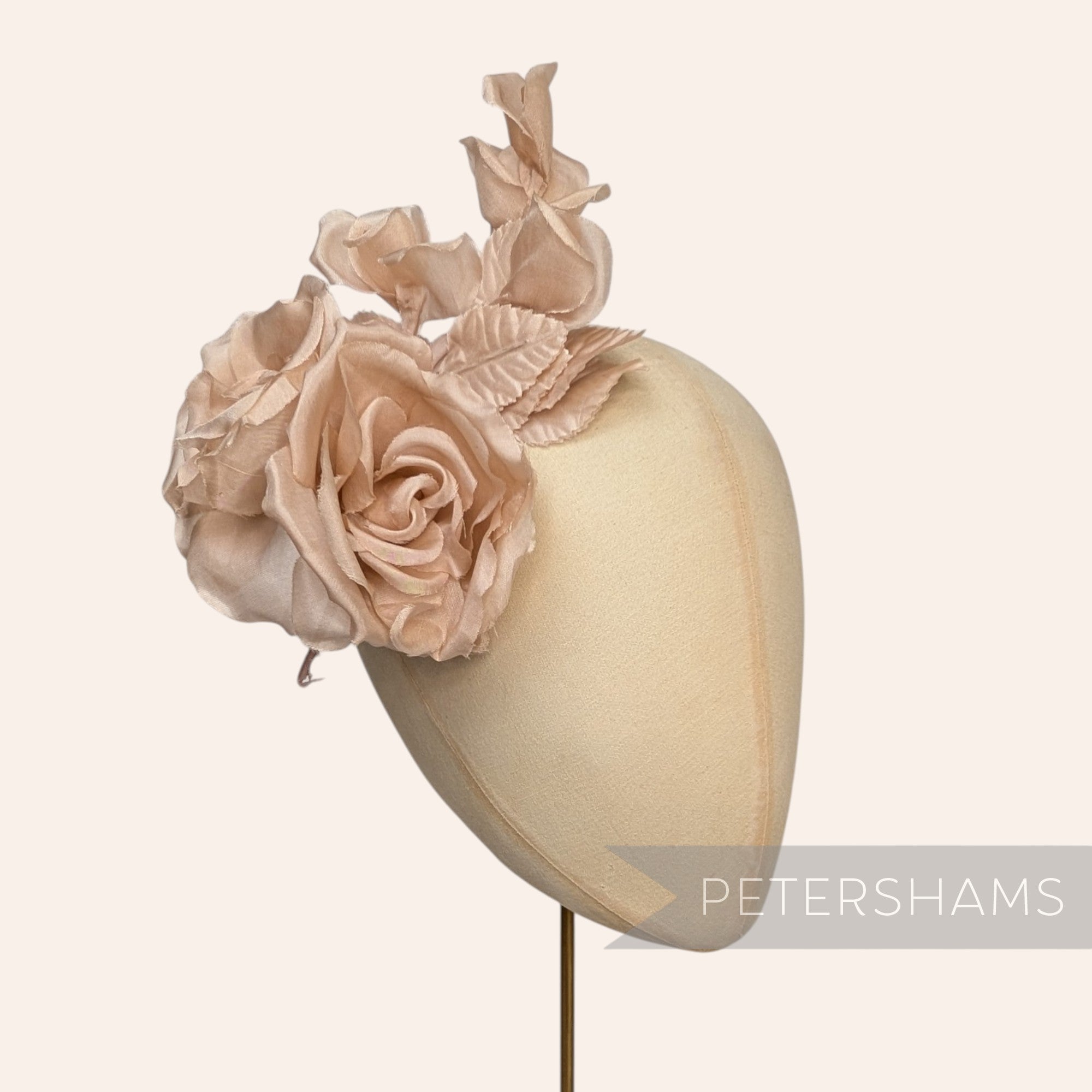 'Kulette' Double Silk Millinery with Blossoms Flower Mount