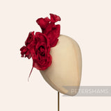 'Kulette' Double Silk Millinery with Blossoms Flower Mount
