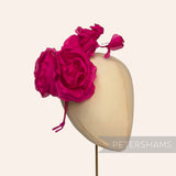 'Kulette' Double Silk Millinery with Blossoms Flower Mount