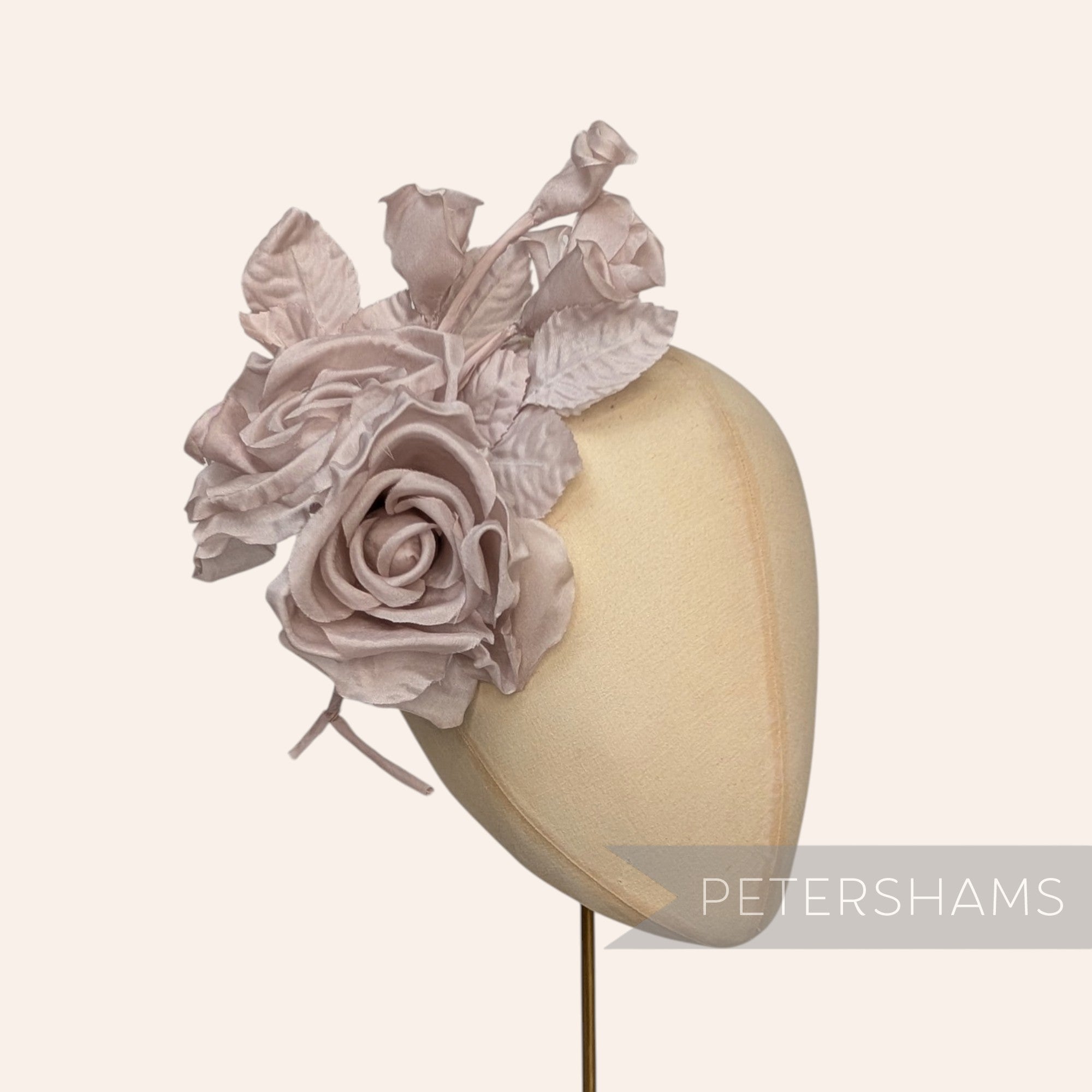 'Kulette' Double Silk Millinery with Blossoms Flower Mount