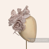 'Kulette' Double Silk Millinery with Blossoms Flower Mount