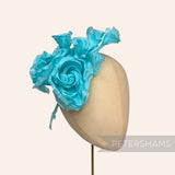 'Kulette' Double Silk Millinery with Blossoms Flower Mount