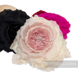 'Sashee' Extra Large Tiered 20cm Silk Millinery Flower