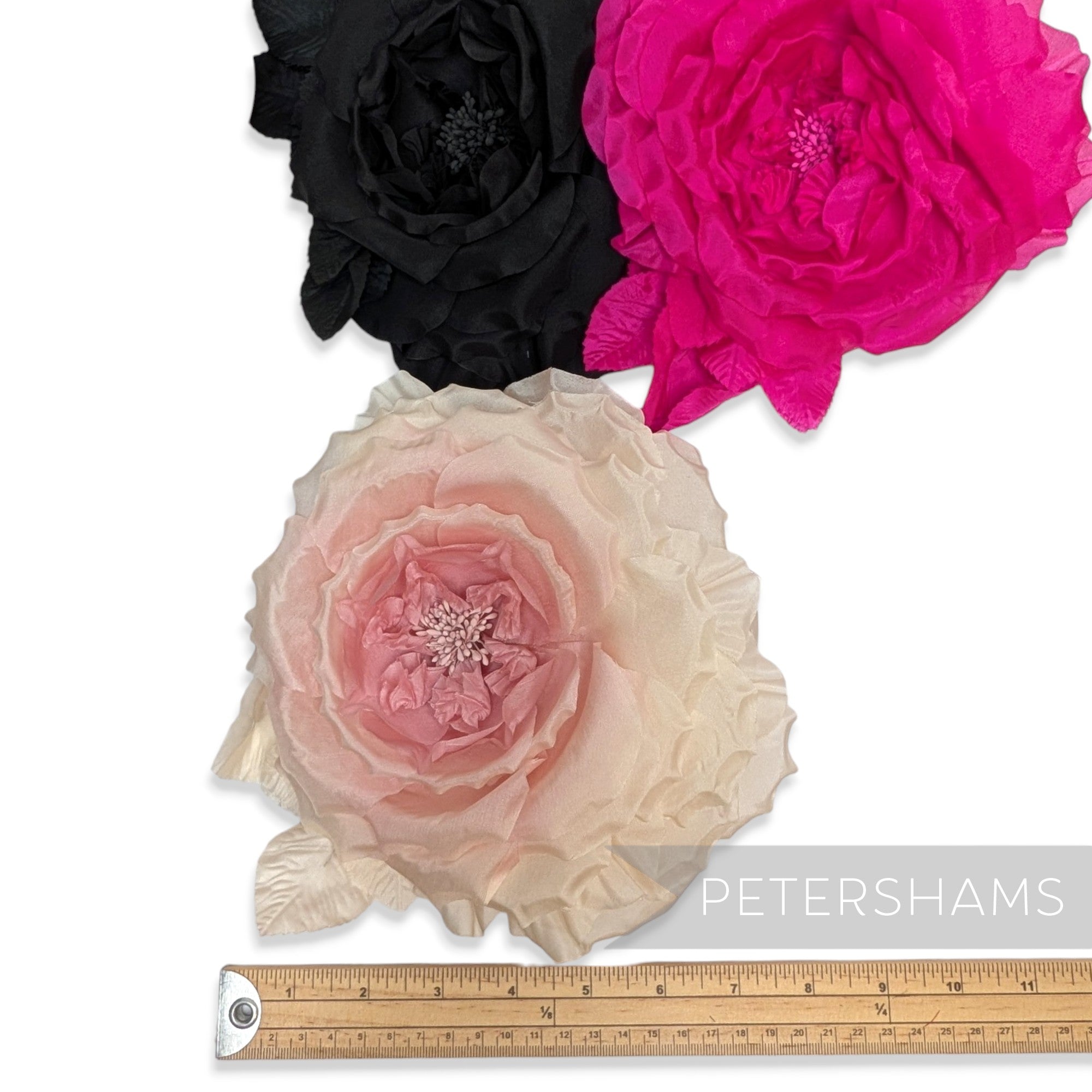 'Sashee' Extra Large Tiered 20cm Silk Millinery Flower