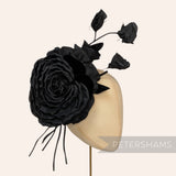 'Bethany' Extra Large Velvet Accents & Blossoms Millinery Flower