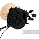'Bethany' Extra Large Velvet Accents & Blossoms Millinery Flower