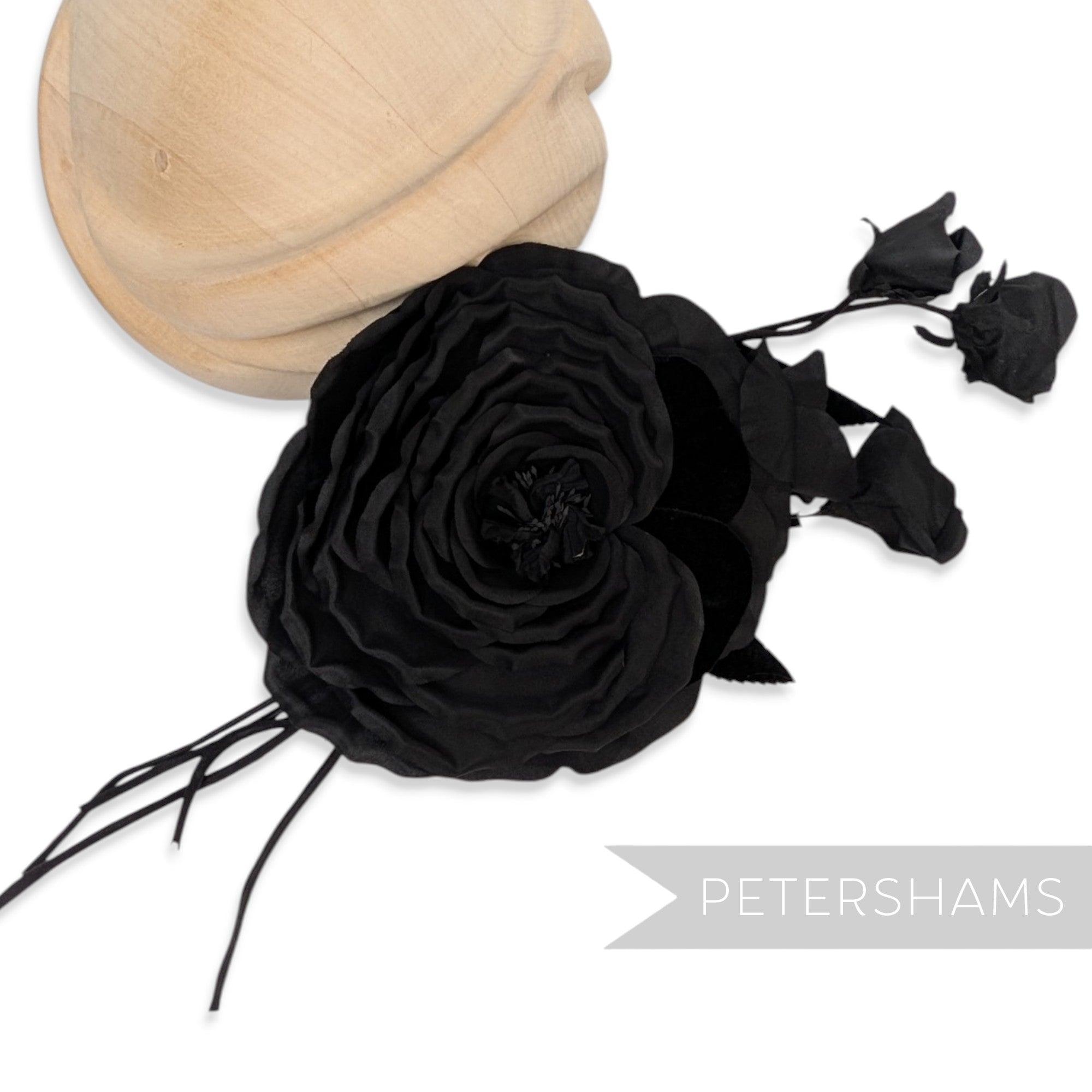 'Bethany' Extra Large Velvet Accents & Blossoms Millinery Flower