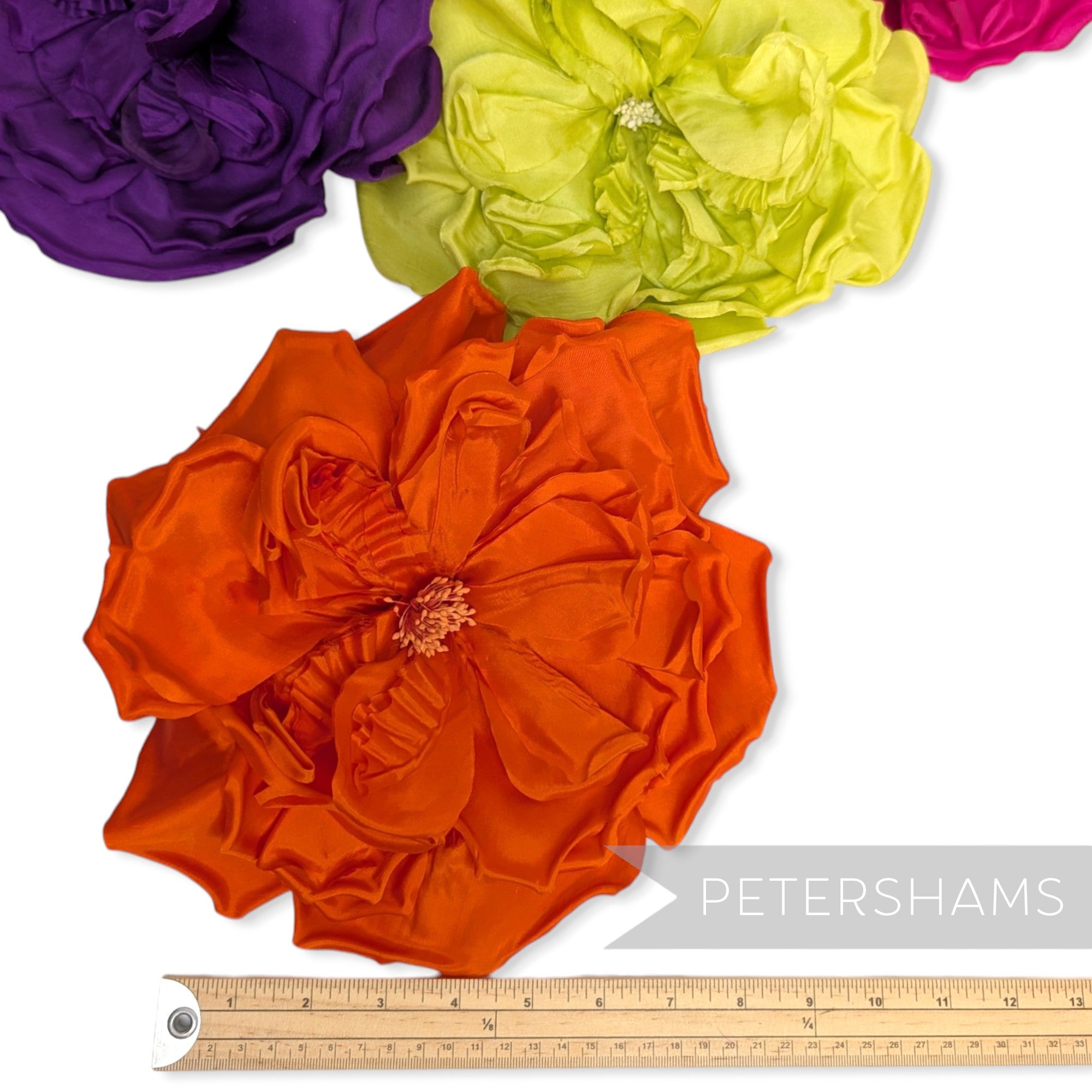 XXL 'Lucinda' Silk 25cm Rose Millinery Flower