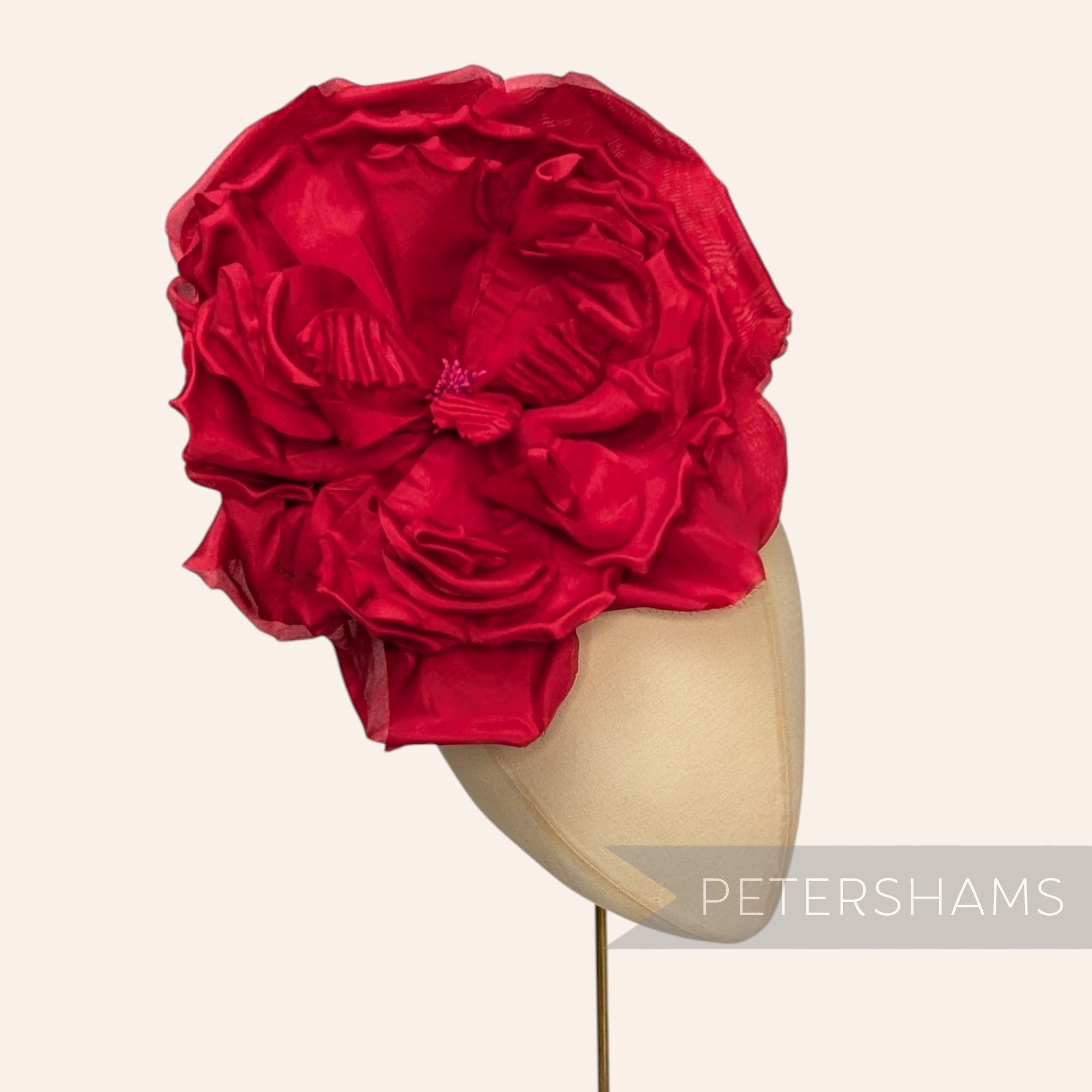 XXL 'Lucinda' Silk 25cm Rose Millinery Flower
