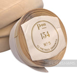 24mm No.5 "Pon 154" Vintage French Taffeta Ribbon - 10m Roll