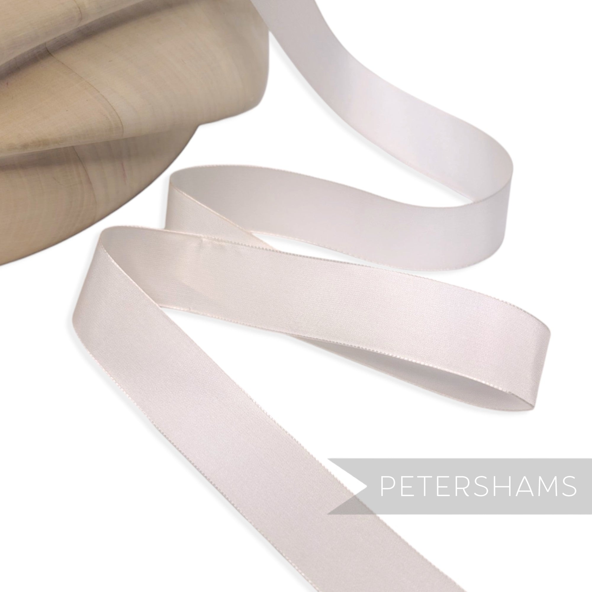 24mm No.5 "Pon 154" Vintage French Taffeta Ribbon - 10m Roll
