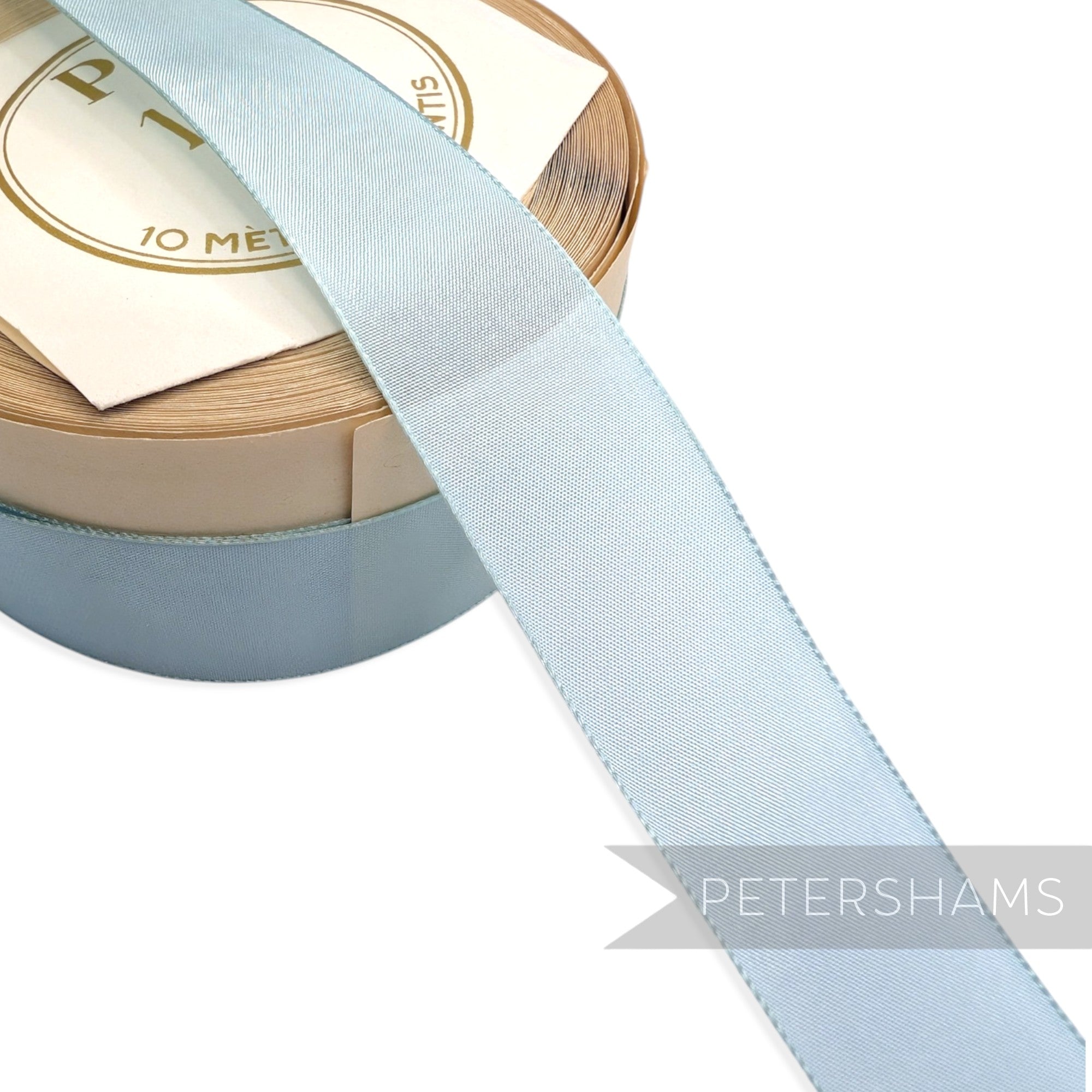 24mm No.5 "Pon 154" Vintage French Taffeta Ribbon - 10m Roll