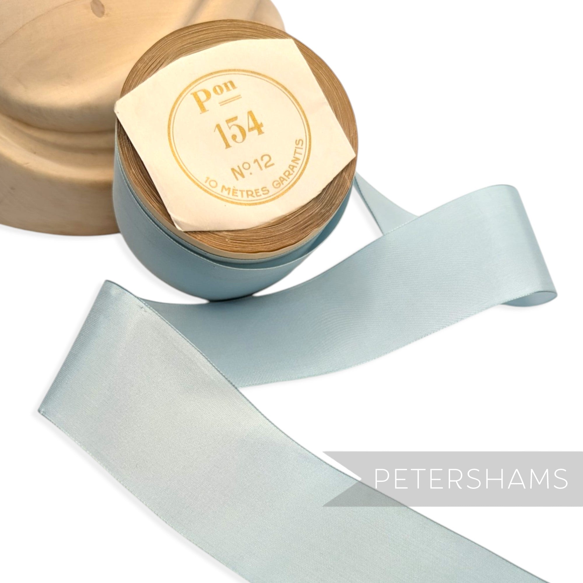 53mm No.12 "Pon 154" Vintage French Taffeta Ribbon - 10m Roll