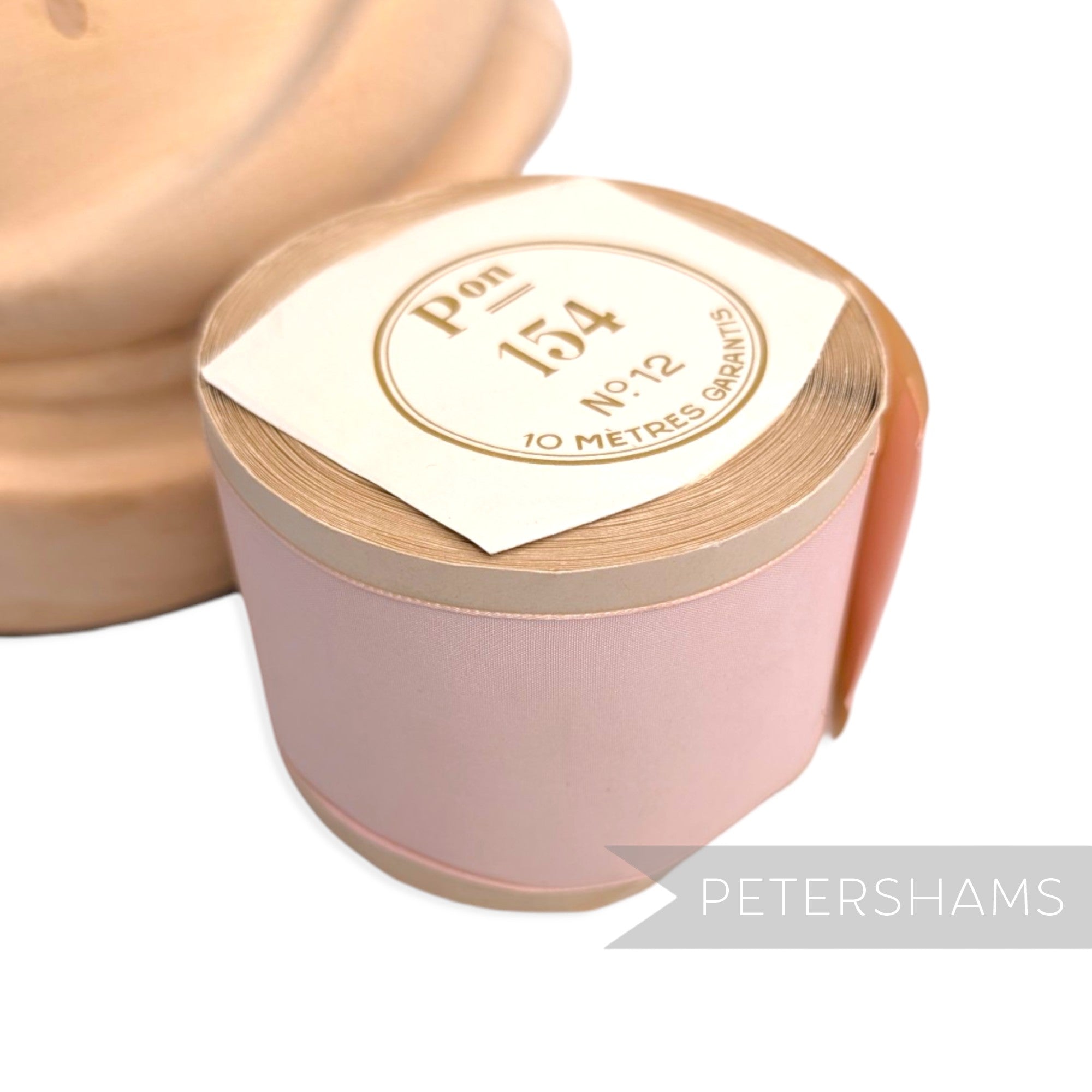 53mm No.12 "Pon 154" Vintage French Taffeta Ribbon - 10m Roll
