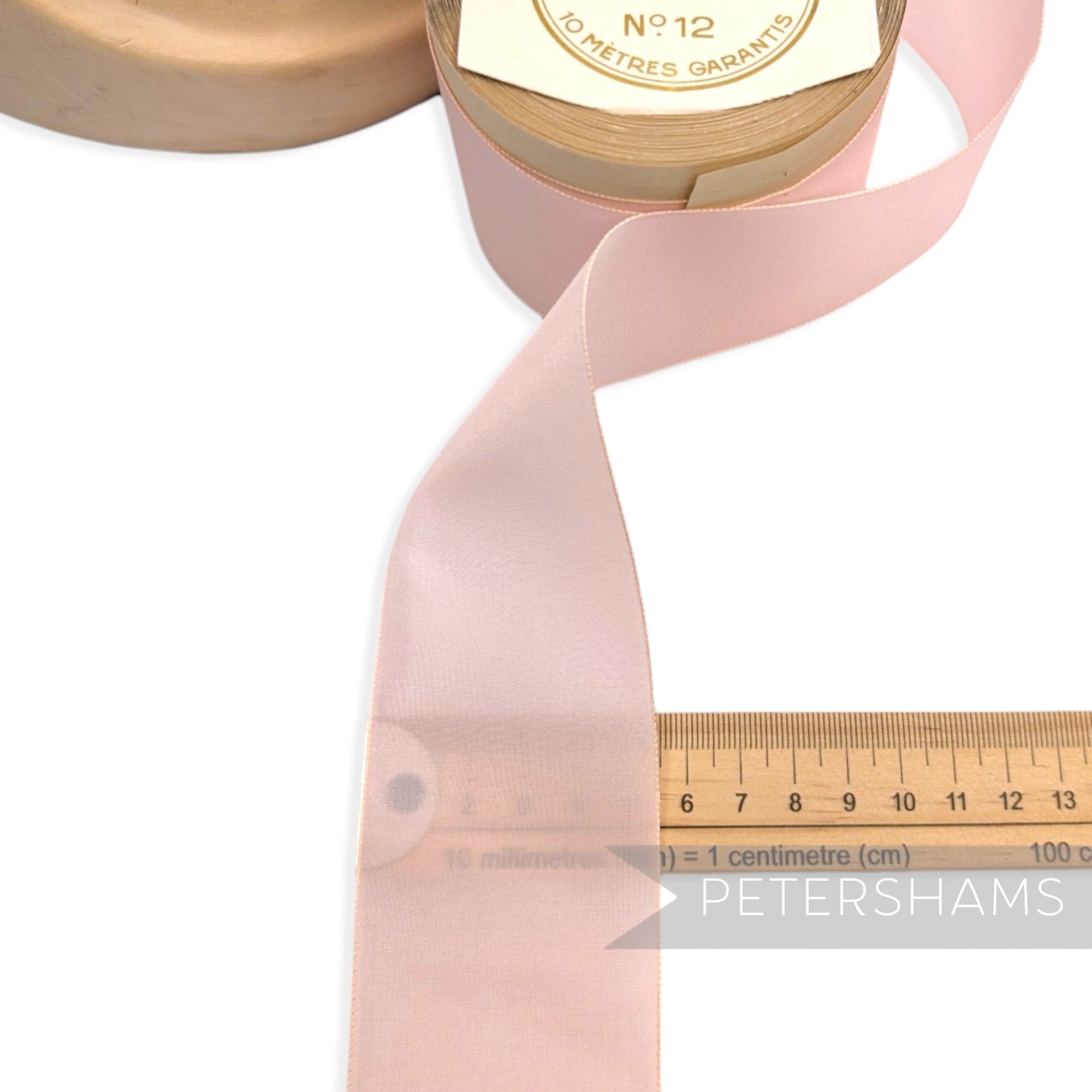 53mm No.12 "Pon 154" Vintage French Taffeta Ribbon - 10m Roll