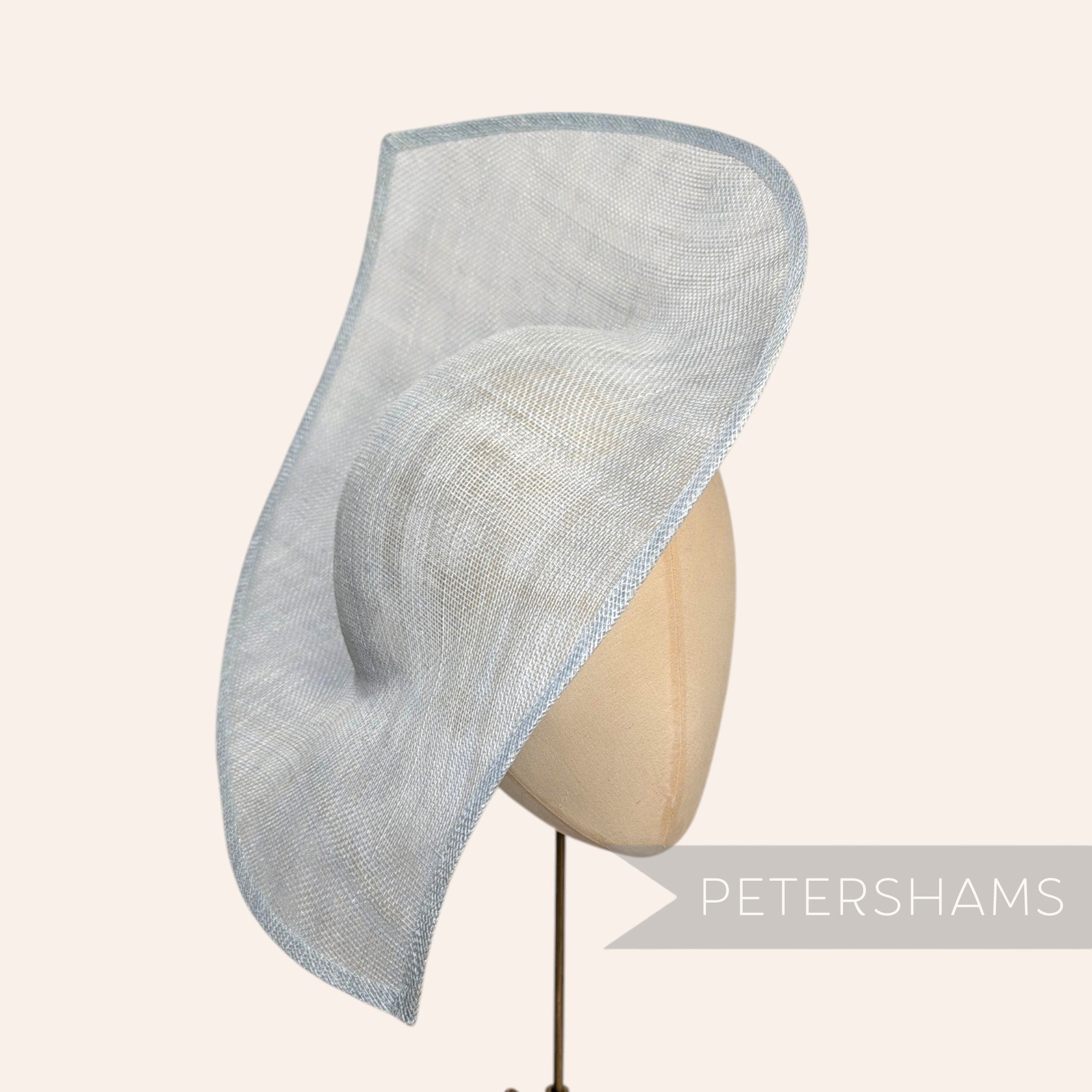 'Jackie' Double Pointed Sinamay Fascinator Hat Base