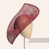 'Jackie' Double Pointed Sinamay Fascinator Hat Base