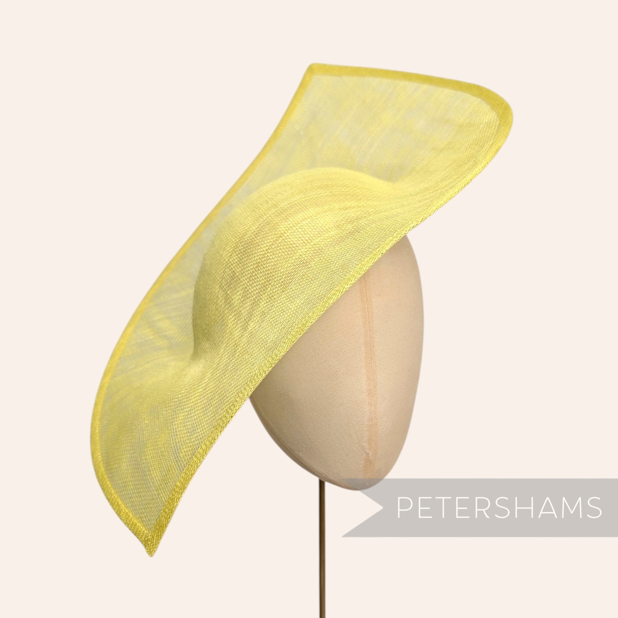 'Jackie' Double Pointed Sinamay Fascinator Hat Base