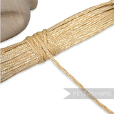 5/6mm Wide Traditional Millinery Straw Plait Milan Braid - Full Hank Approx. 45m