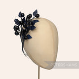 'Galadriel' Vintage 1950s German Glossy Mini Plum Fruit Millinery Mount