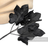 'Murray' Organza Topped Satin Ivy Leaf Millinery Hat Mount