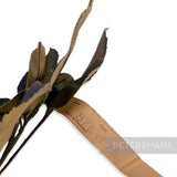'Arwen' Vintage German 1960s Colour Stripe Wired Artificial Leaves
