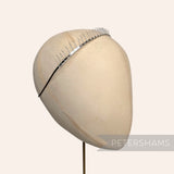 Silver Metal Tiara Headband with Teeth
