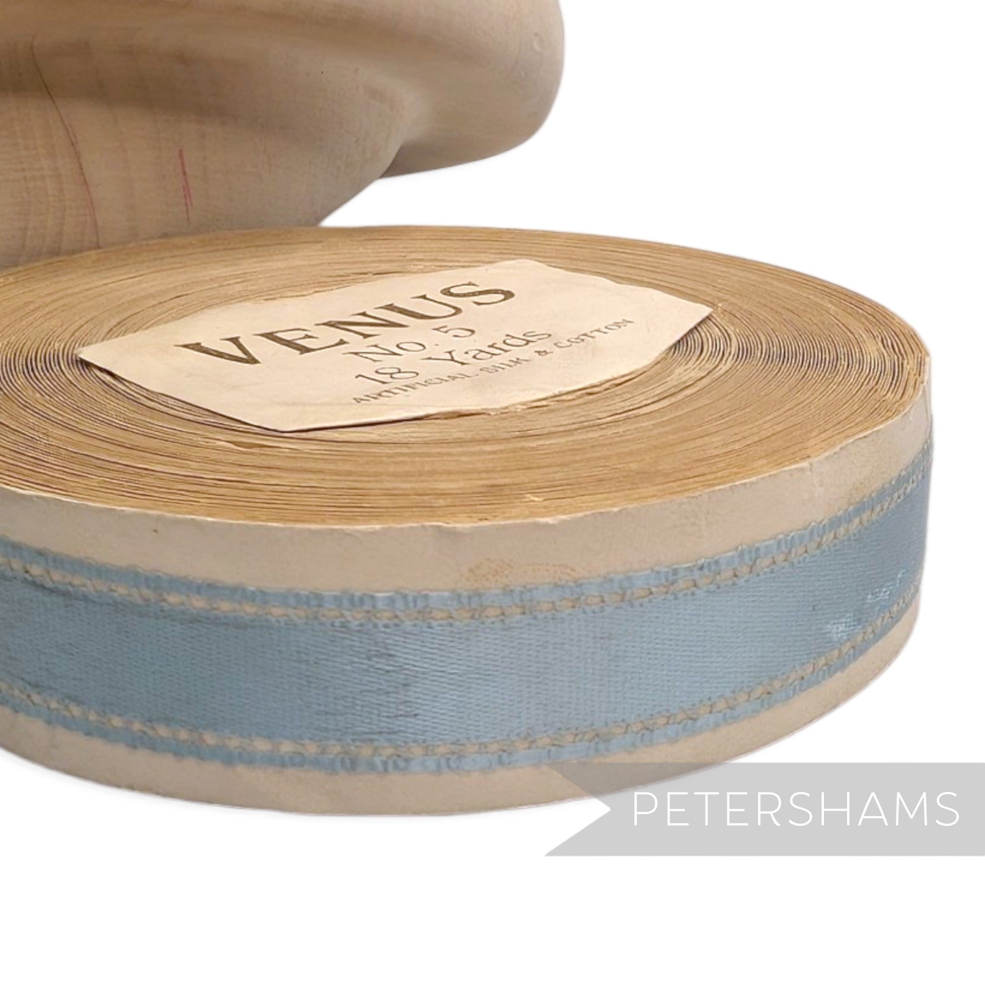 16mm No.3 "Venus" Vintage Swiss Lacy-Satin Ribbon - 16m Roll
