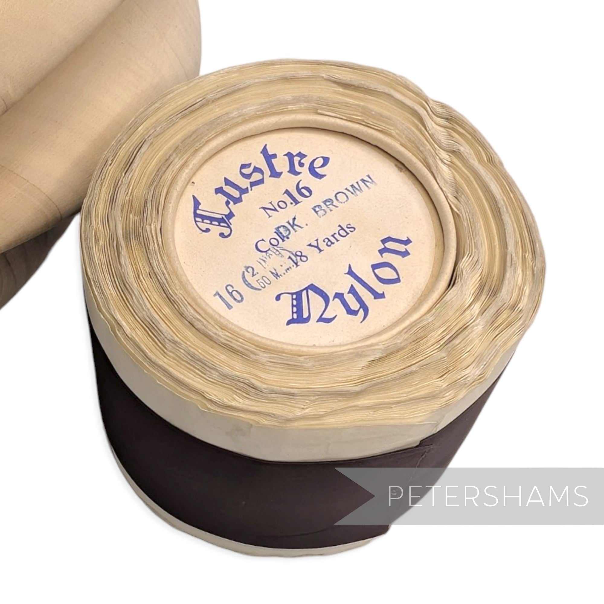 50mm No.16 "Lustre" Vintage Swiss Nylon Taffeta Ribbon - 16m Roll