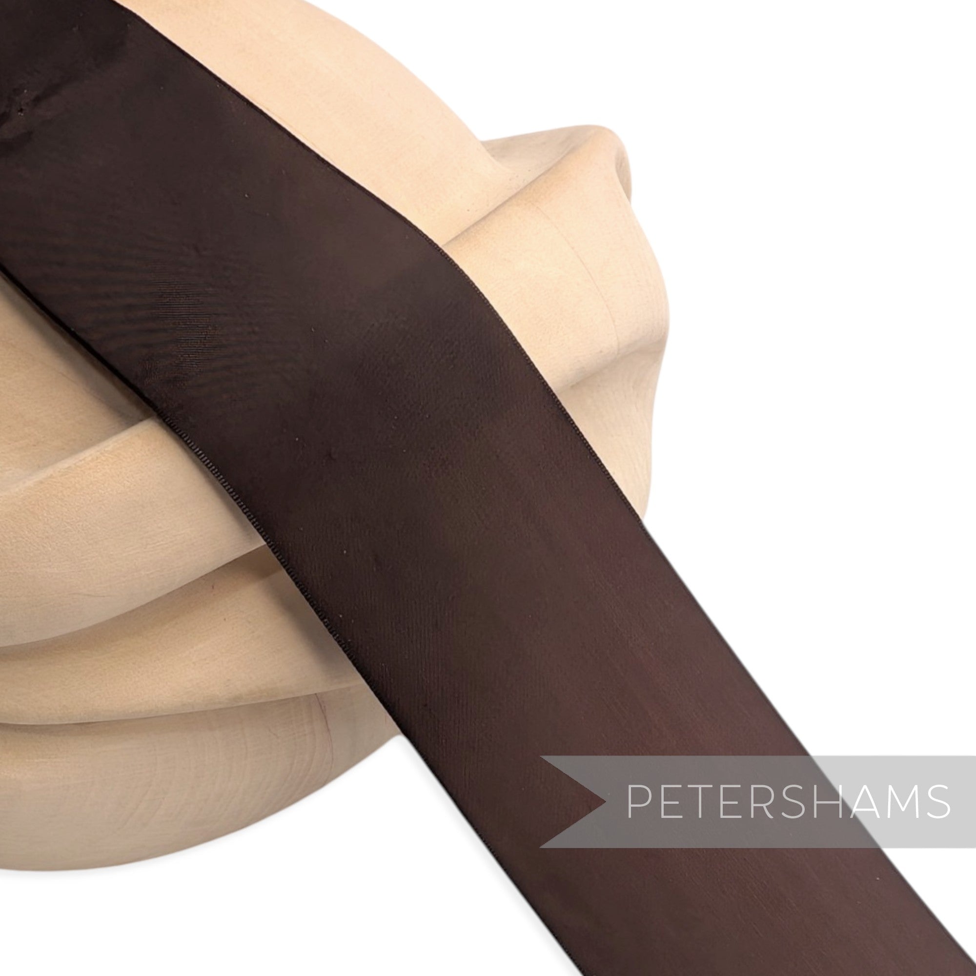 50mm No.16 "Lustre" Vintage Swiss Nylon Taffeta Ribbon - 16m Roll