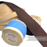 50mm No.16 "Lustre" Vintage Swiss Nylon Taffeta Ribbon - 16m Roll