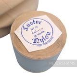 60mm No.22 "Lustre" Vintage Swiss Nylon Taffeta Ribbon - 16m Roll