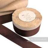 37mm No.9 "Patt 746" Vintage French Double-Sided Satin Ribbon - Approx. 16m Roll