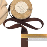37mm No.9 "Patt 746" Vintage French Double-Sided Satin Ribbon - Approx. 16m Roll