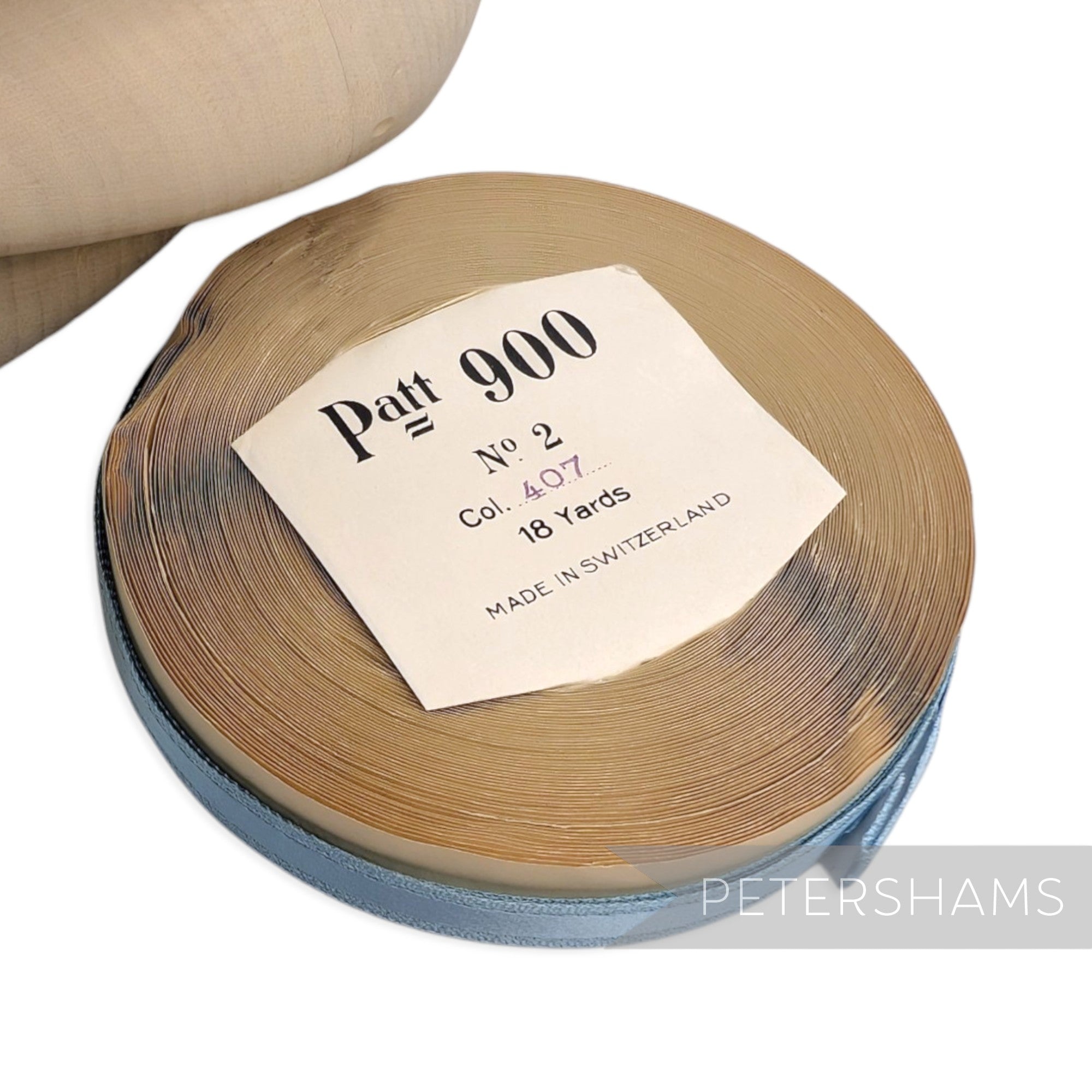 12mm No.2 "Patt 900" Vintage Swiss Lacy-Satin Ribbon - Approx. 15-16m Roll