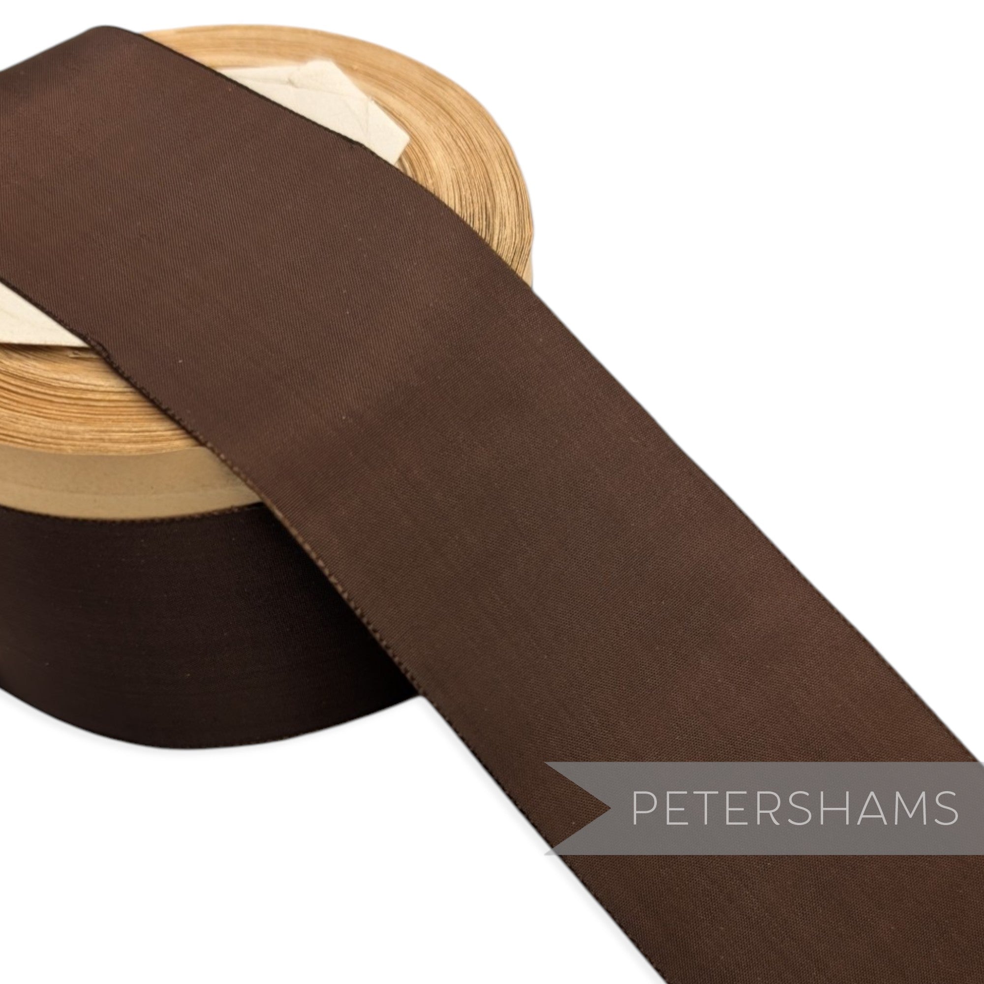 50mm No.16 "Patt. 1328" Vintage French Rayon Taffeta Ribbon - Approx. 16m Roll