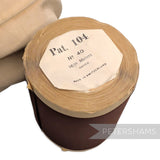 85mm No.40 "Pat.104" Vintage Swiss Rayon Taffeta Ribbon - 16m Roll