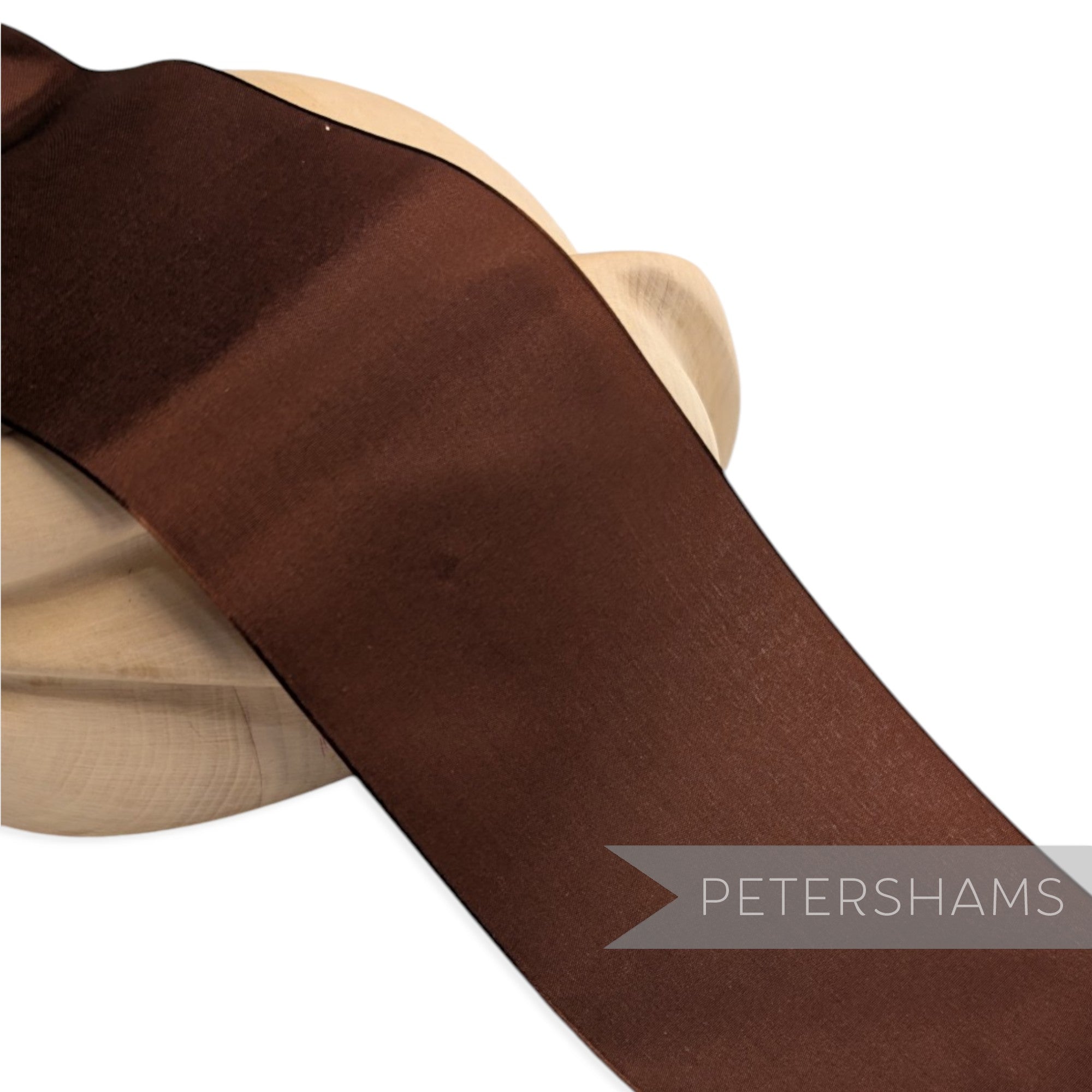 85mm No.40 "Pat.104" Vintage Swiss Rayon Taffeta Ribbon - 16m Roll