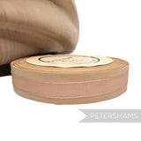 10mm No.1 1/2 "Patt.Du.5387" Vintage Swiss Taffeta Ribbon - 16m Roll