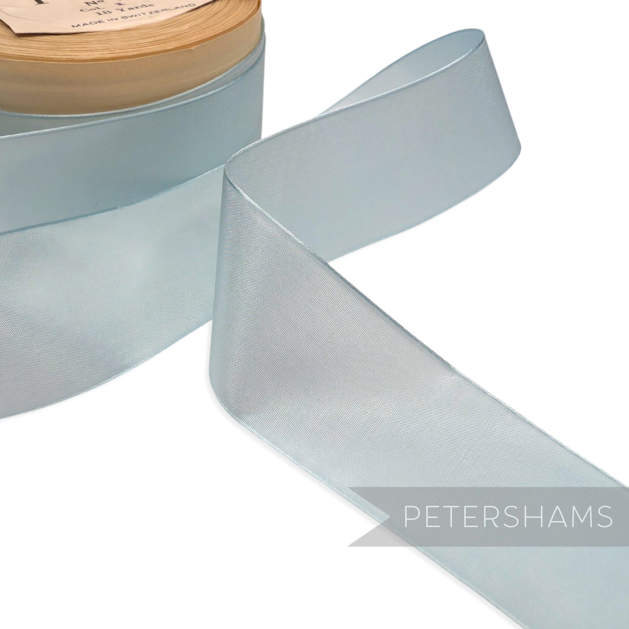 34-37mm No.9 "Danbros Quality" Patt 464 Vintage Swiss Taffeta Ribbon - 16m Roll