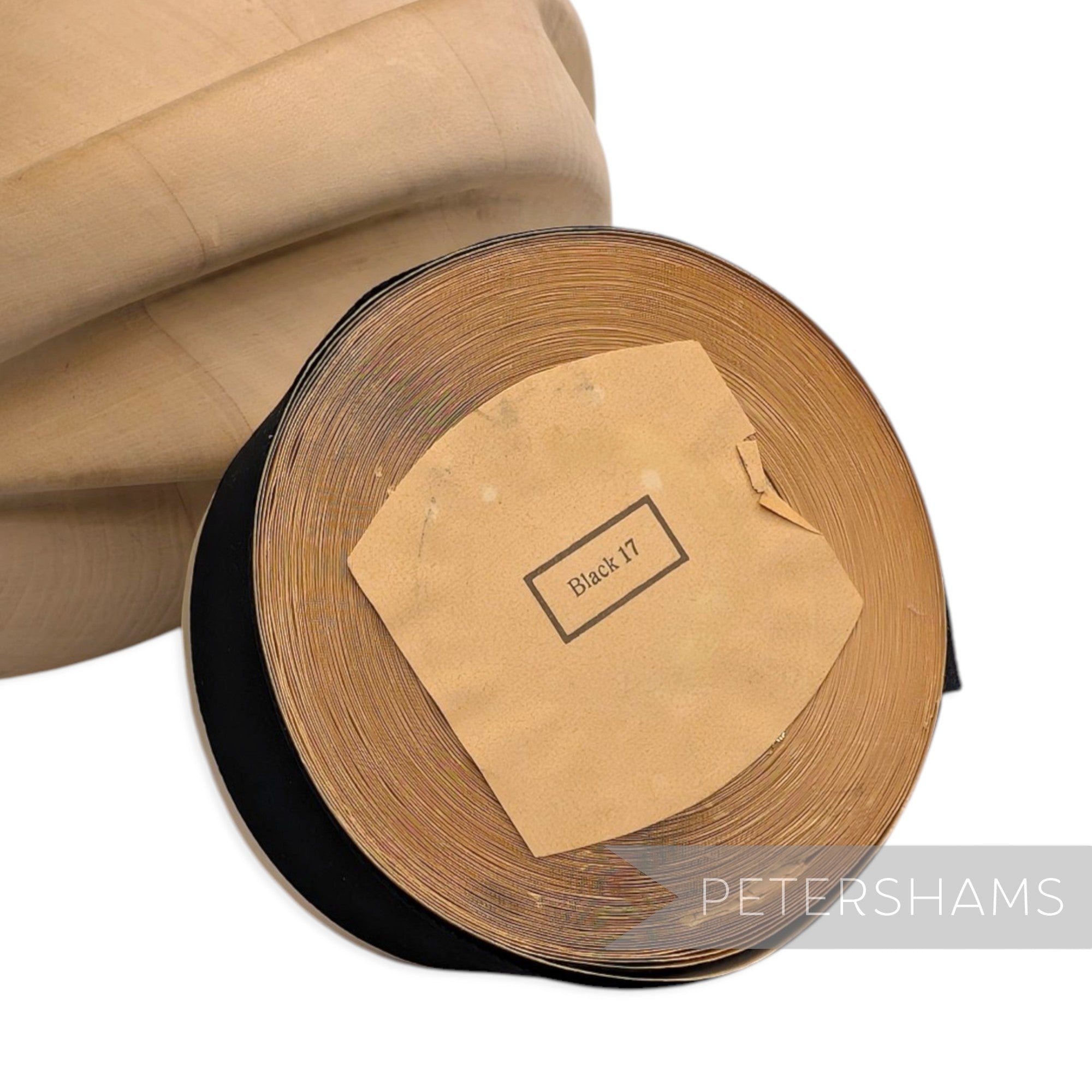 40mm No.9 "Repos" Vintage Swiss Taffeta Ribbon - 16m Roll