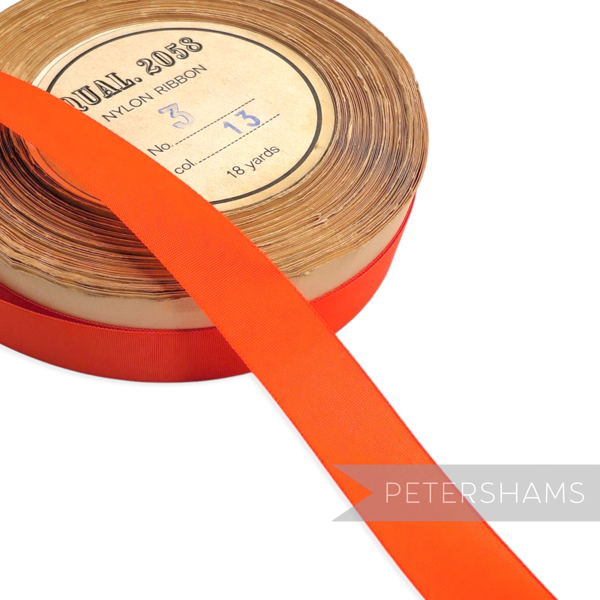 15mm No.3 "Qual. 2058" Vintage Nylon Ribbon - 16m Roll