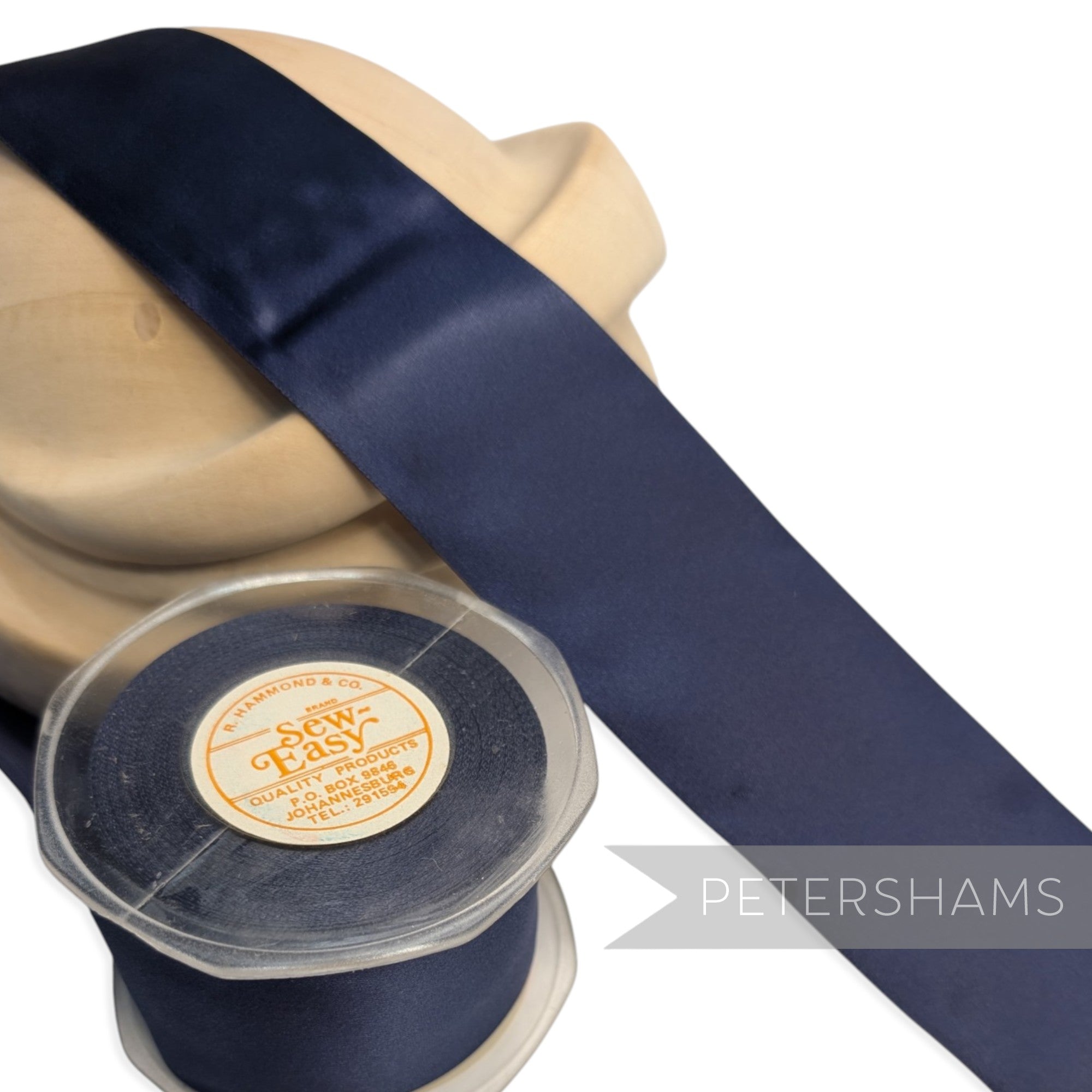 55mm "Sew Easy/Berisfords" Vintage Satin Ribbon - 20m Roll