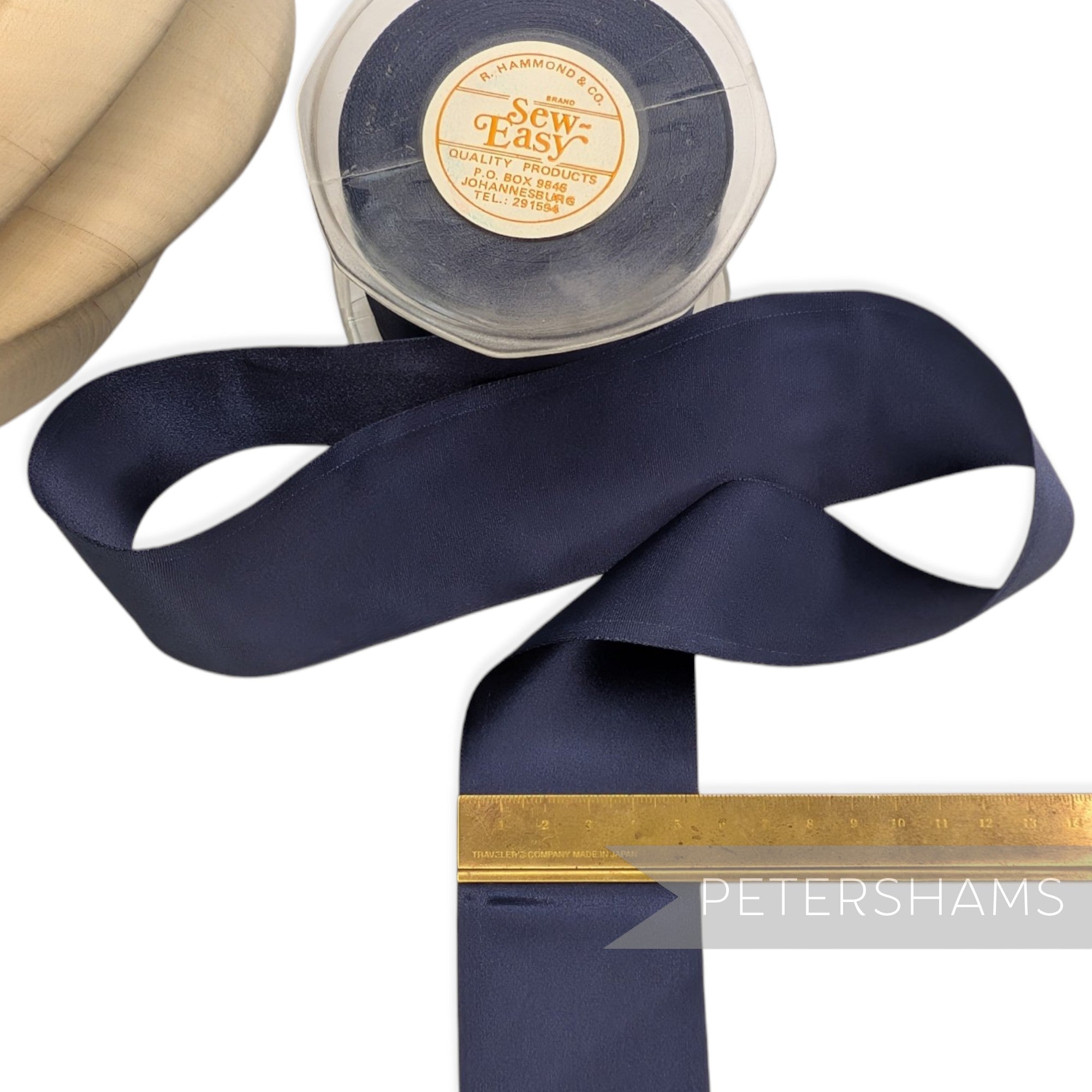55mm "Sew Easy/Berisfords" Vintage Satin Ribbon - 20m Roll