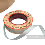 6mm No.1 "Sunbeam" Made in U.S.A Vintage 1950's Satin Taffeta Ribbon Reel - 10 yards