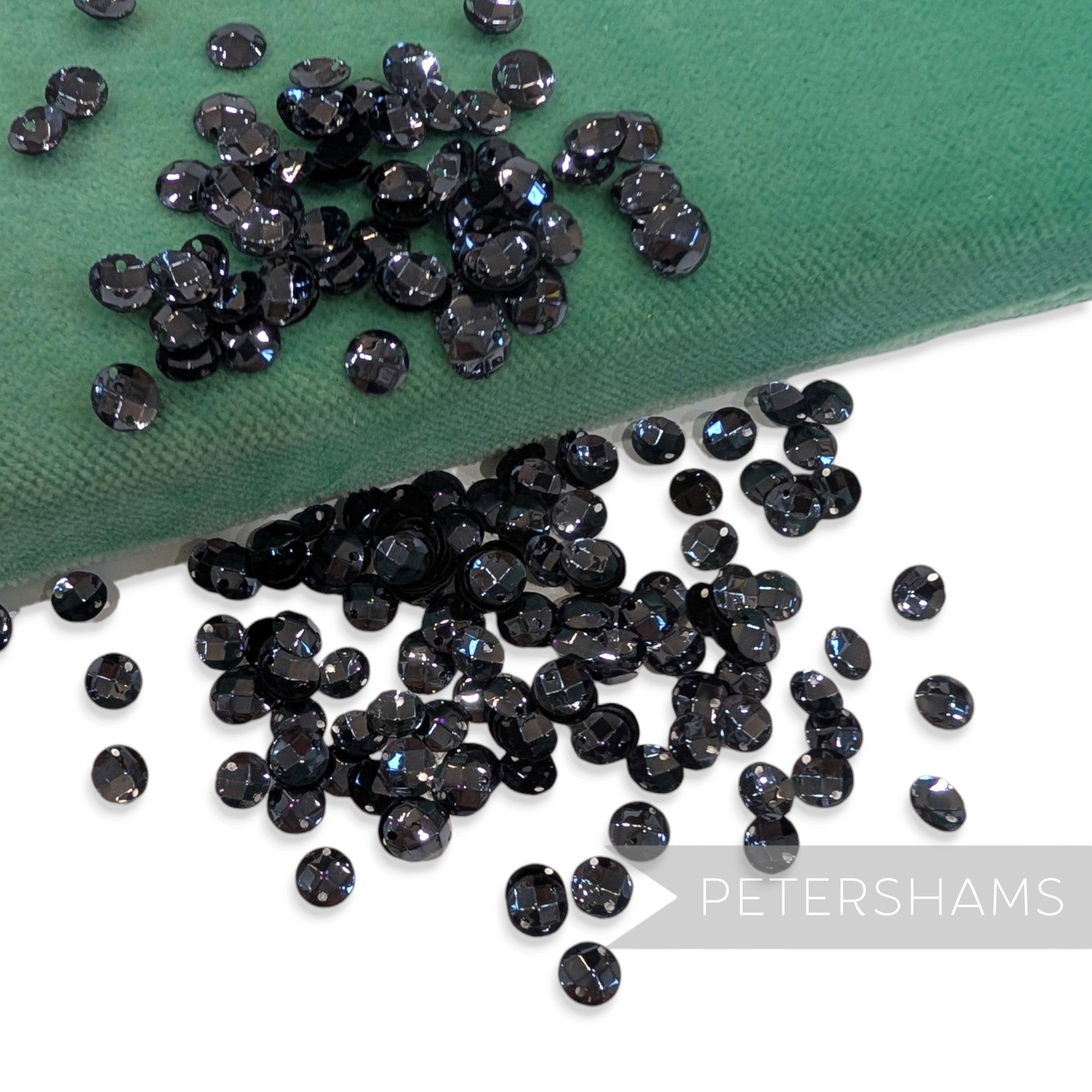 Vintage French 1940/50s 'Paillettes Au Coq' Sequins - 6mm Disco Domes