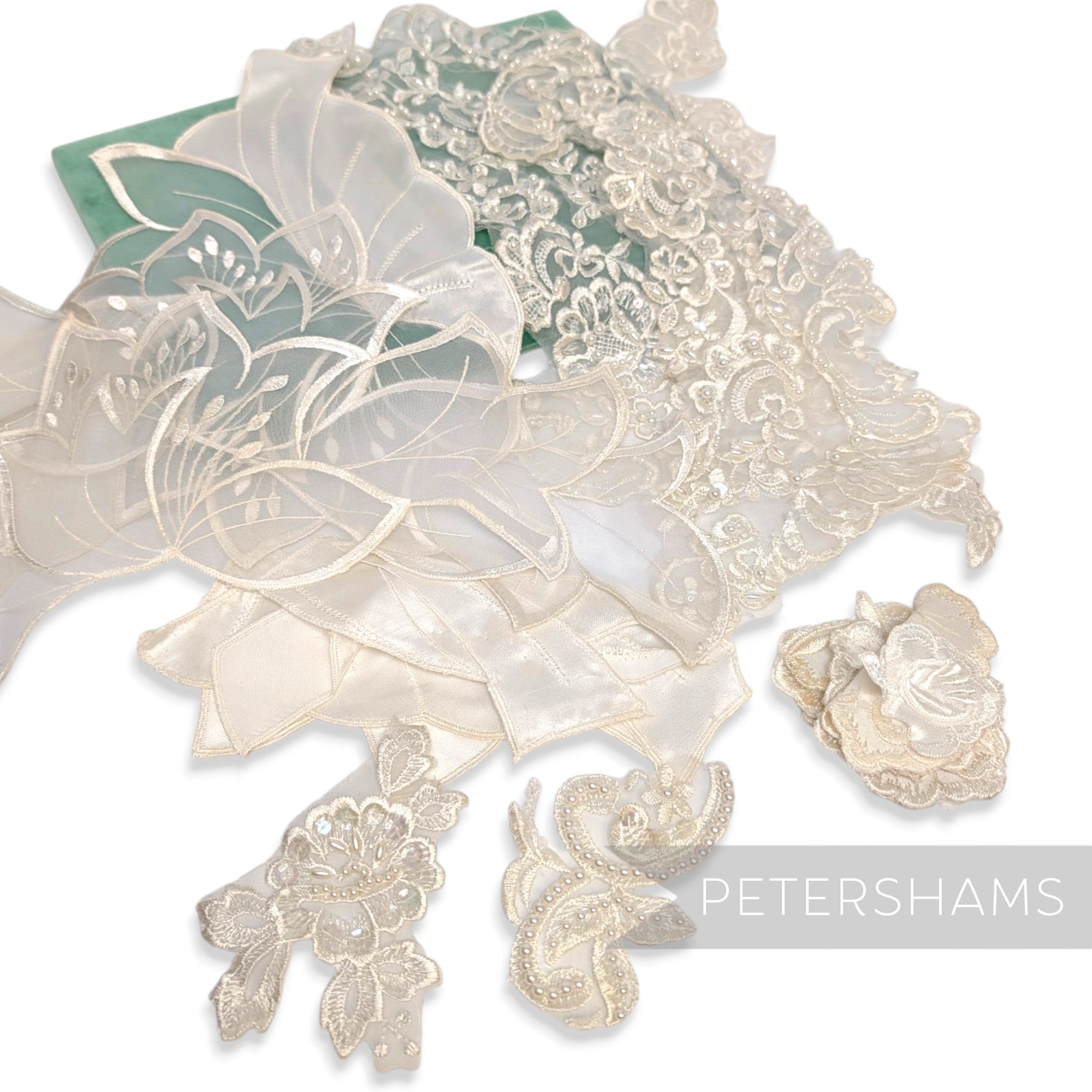Bag of Ivory Lace Cut Outs & Motifs