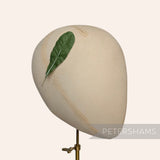 'Lobelia' Cotton 9cm Vintage German Primrose Leaves - 12 Stems