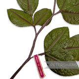 'Ponty' 24cm Vintage 1980/90s Hand-Painted Japanese Wired Leaf Branch