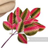 'Medium Anahi' Vintage 1950/60's Japanese Velvet Wired Millinery Leaf Spray
